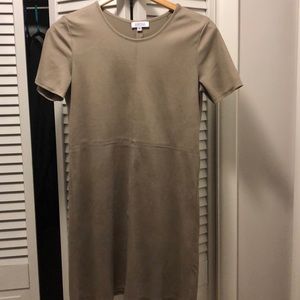 Barneys New York tan dress